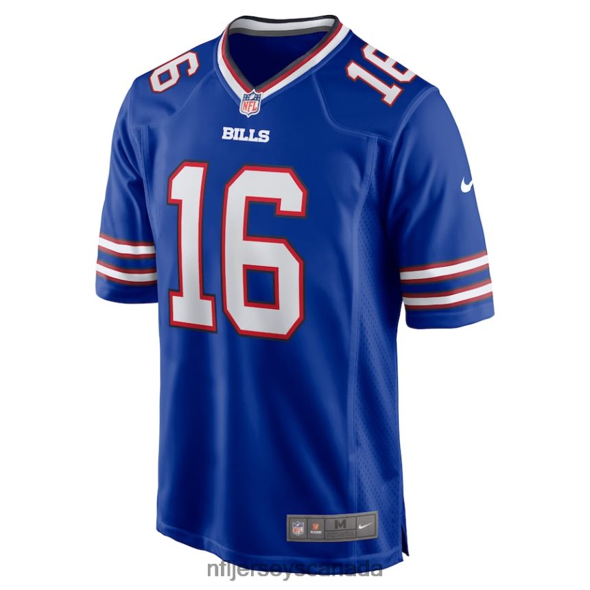 Men Buffalo Bills Trent Sherfield Nike Royal Game Player Jersey Clothing NFL TBXFR64926