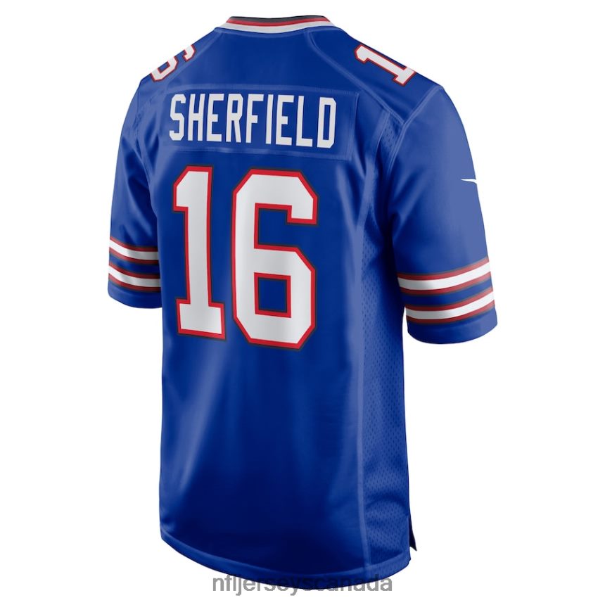 Men Buffalo Bills Trent Sherfield Nike Royal Game Player Jersey Clothing NFL TBXFR64926