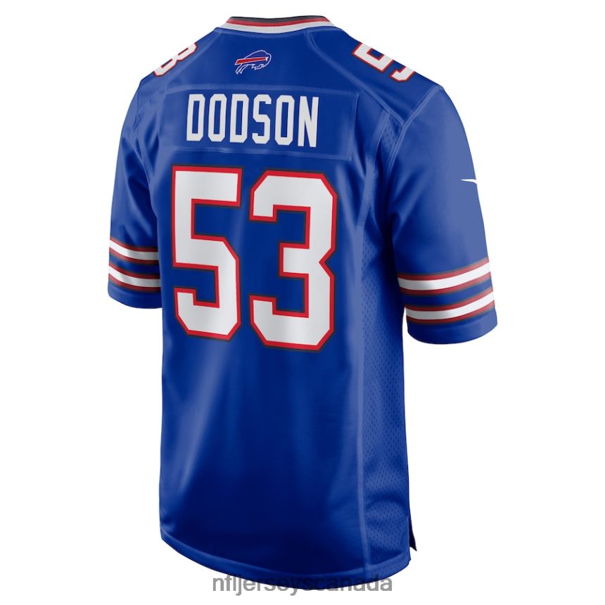 Men Buffalo Bills Tyrel Dodson Nike Royal Game Player Jersey Clothing NFL TBXFR65688