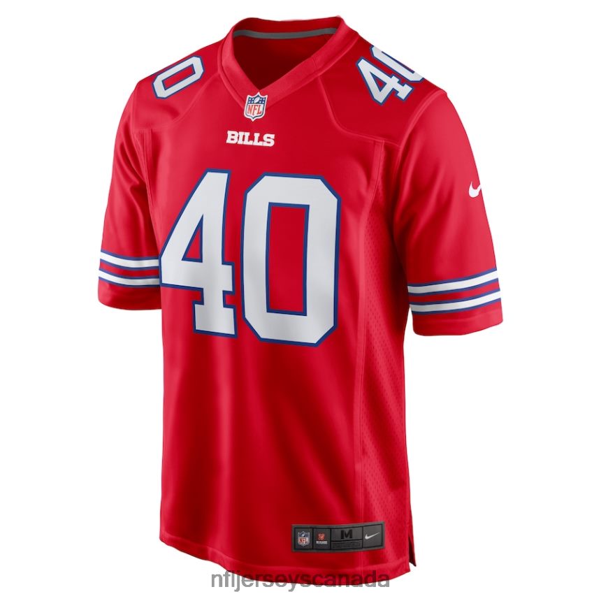 Men Buffalo Bills Von Miller Nike Red Alternate Game Jersey Clothing NFL TBXFR61051