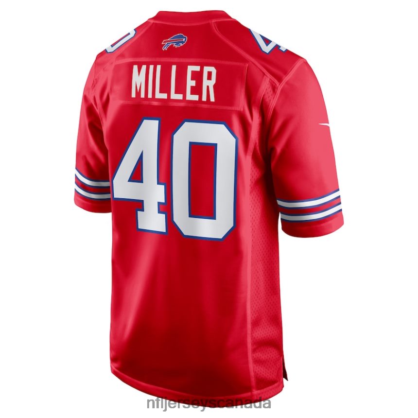 Men Buffalo Bills Von Miller Nike Red Alternate Game Jersey Clothing NFL TBXFR61051