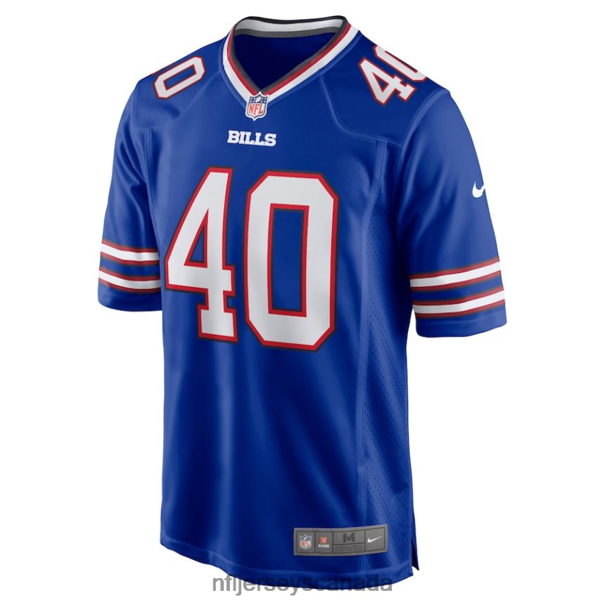 Men Buffalo Bills Von Miller Nike Royal Player Game Jersey Clothing NFL TBXFR61904