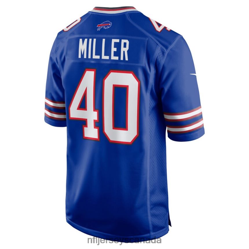Men Buffalo Bills Von Miller Nike Royal Player Game Jersey Clothing NFL TBXFR61904