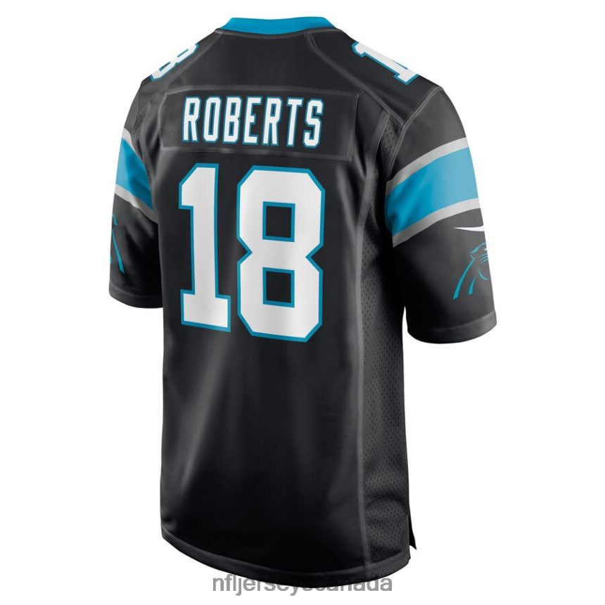 Men Carolina Panthers Andre Roberts Nike Black Game Player Jersey Clothing NFL TBXFR66691