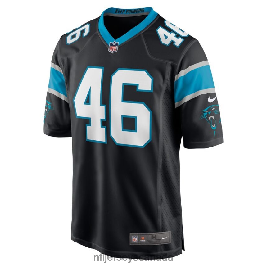 Men Carolina Panthers Arron Mosby Nike Black Game Player Jersey Clothing NFL TBXFR65712
