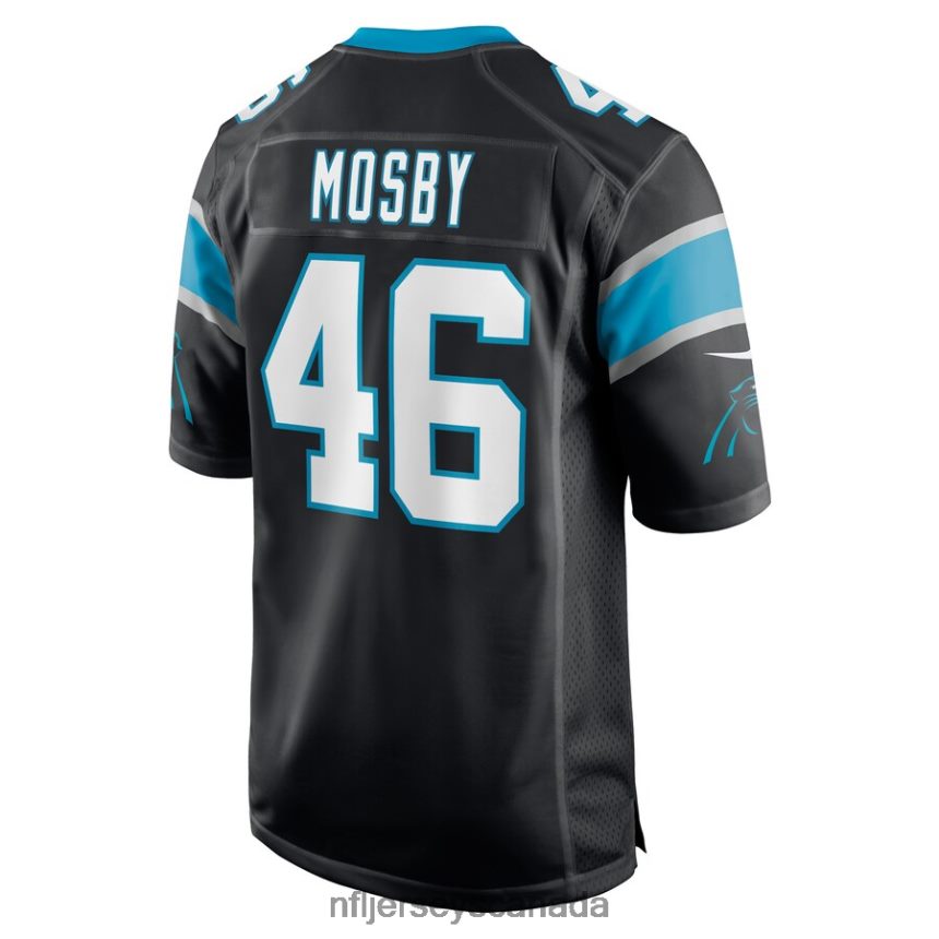Men Carolina Panthers Arron Mosby Nike Black Game Player Jersey Clothing NFL TBXFR65712