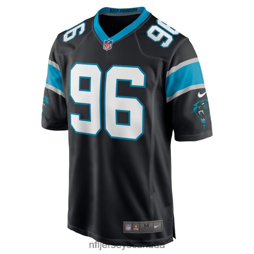 Men Carolina Panthers Austin Larkin Nike Black Game Player Jersey Clothing NFL TBXFR65617
