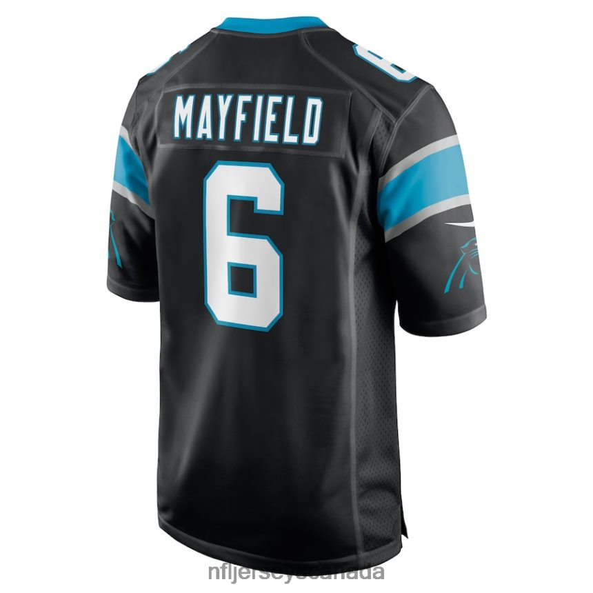Men Carolina Panthers Baker Mayfield Nike Black Home Player Game Jersey Clothing NFL TBXFR62224