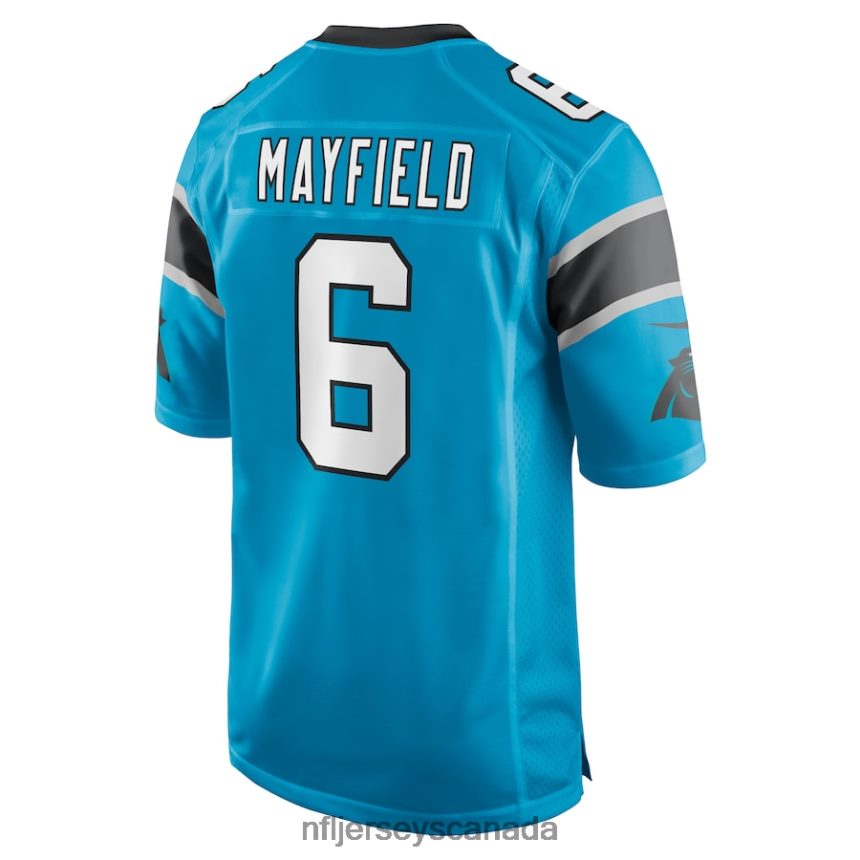 Men Carolina Panthers Baker Mayfield Nike Blue Alternate Player Game Jersey Clothing NFL TBXFR62069