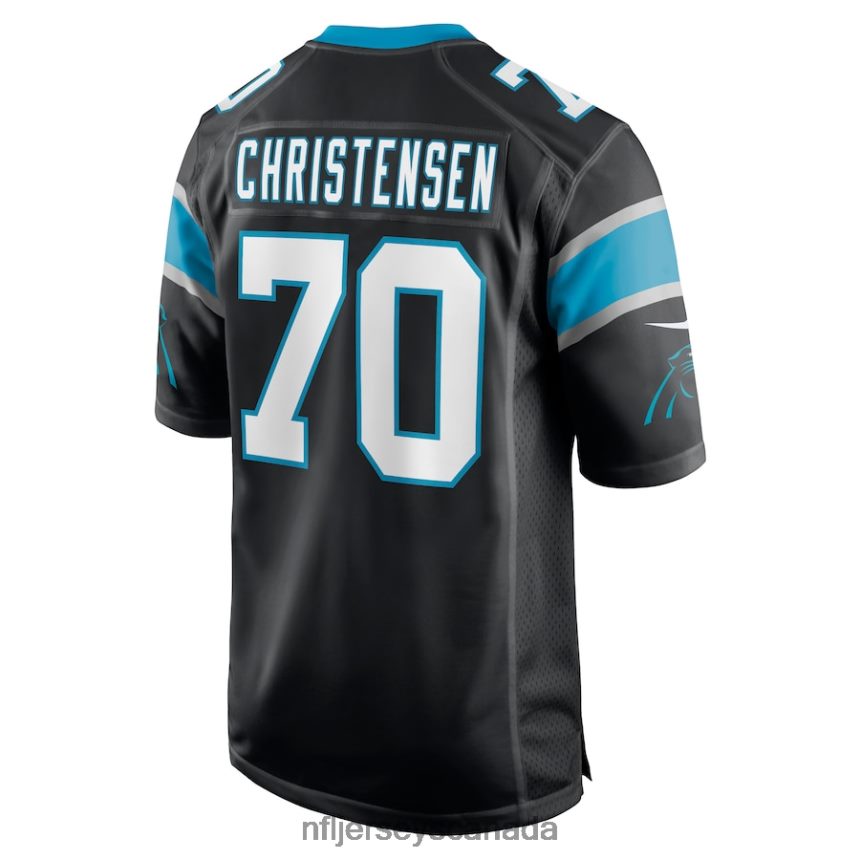 Men Carolina Panthers Brady Christensen Nike Black Game Jersey Clothing NFL TBXFR64549