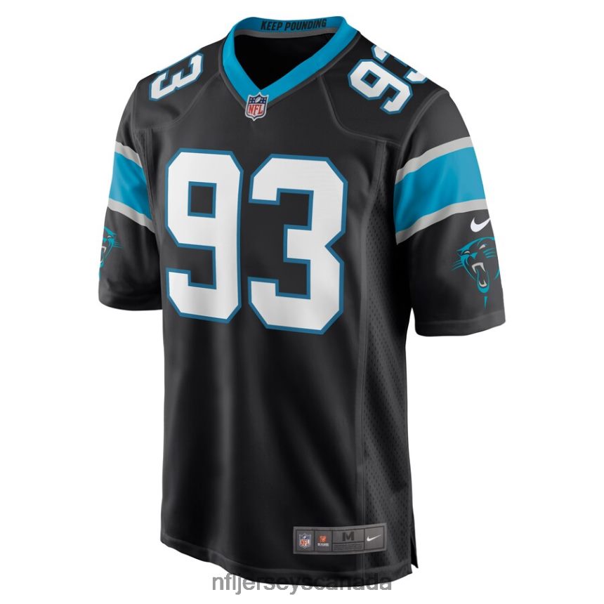 Men Carolina Panthers Bravvion Roy Nike Black Game Jersey Clothing NFL TBXFR65977