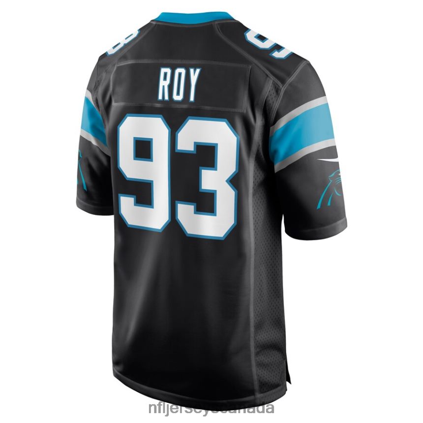 Men Carolina Panthers Bravvion Roy Nike Black Game Jersey Clothing NFL TBXFR65977