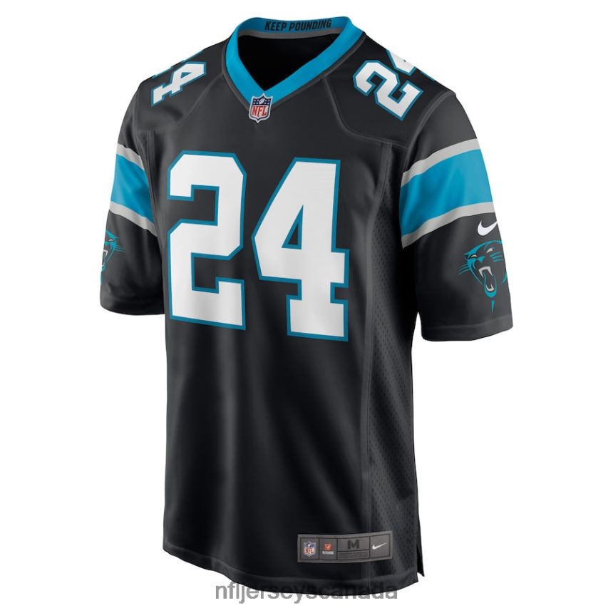 Men Carolina Panthers CJ Henderson Nike Black Game Player Jersey Clothing NFL TBXFR64683