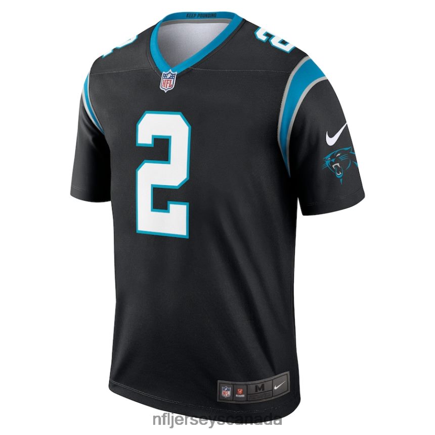 Men Carolina Panthers DJ Moore Nike Black Legend Jersey Clothing NFL TBXFR6728
