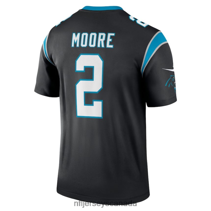 Men Carolina Panthers DJ Moore Nike Black Legend Jersey Clothing NFL TBXFR6728