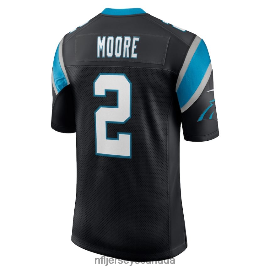 Men Carolina Panthers DJ Moore Nike Black Vapor Limited Jersey Clothing NFL TBXFR63055