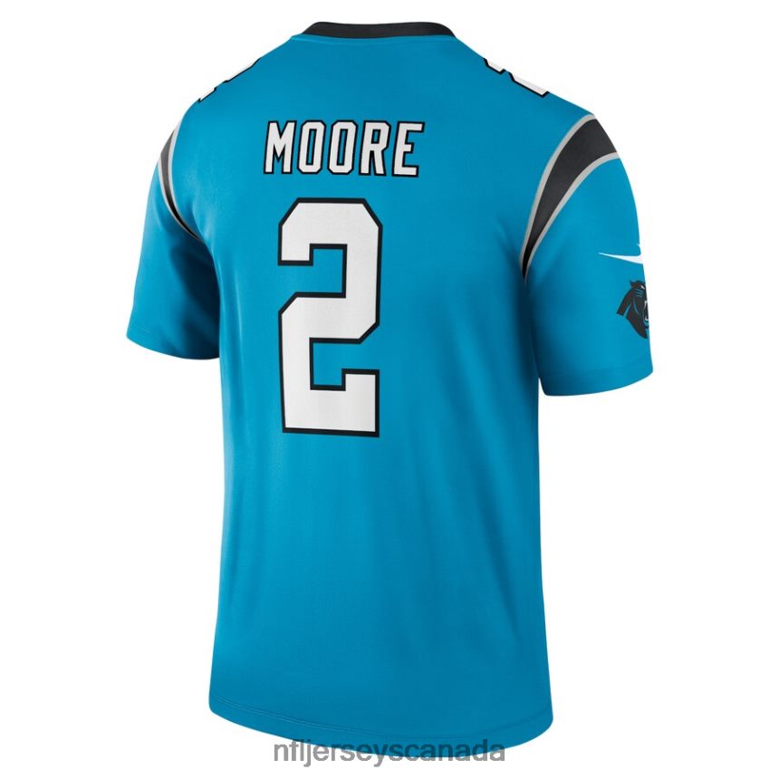 Men Carolina Panthers DJ Moore Nike Blue Legend Jersey Clothing NFL TBXFR62335