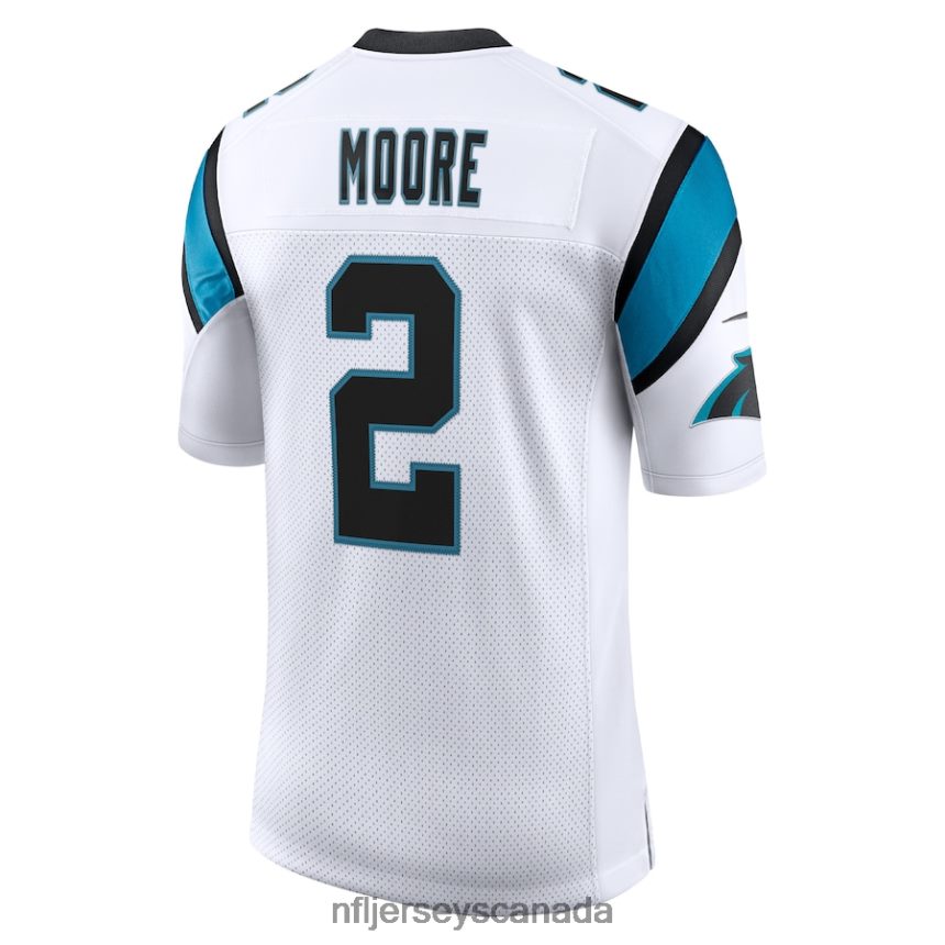 Men Carolina Panthers DJ Moore Nike White Vapor Limited Jersey Clothing NFL TBXFR6895