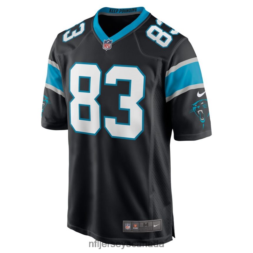 Men Carolina Panthers Derek Wright Nike Black Game Player Jersey Clothing NFL TBXFR65891