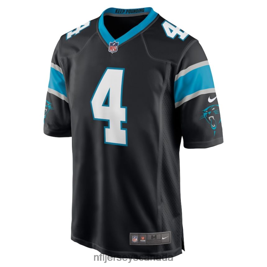 Men Carolina Panthers Eddy Pineiro Nike Black Game Player Jersey Clothing NFL TBXFR64105
