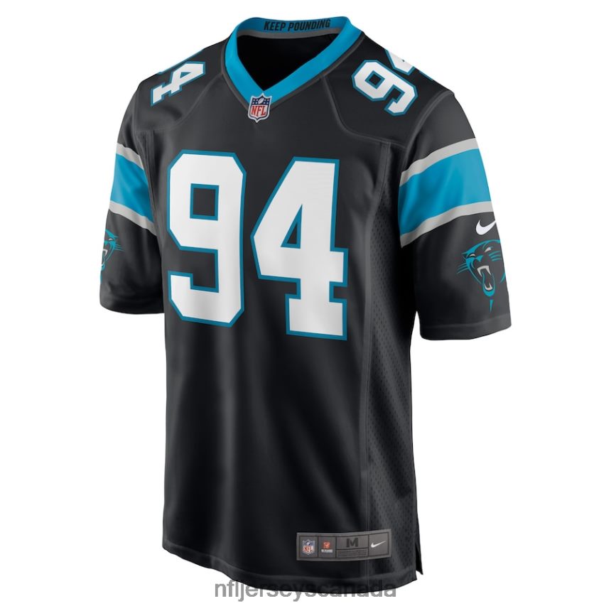 Men Carolina Panthers Henry Anderson Nike Black Game Player Jersey Clothing NFL TBXFR64544