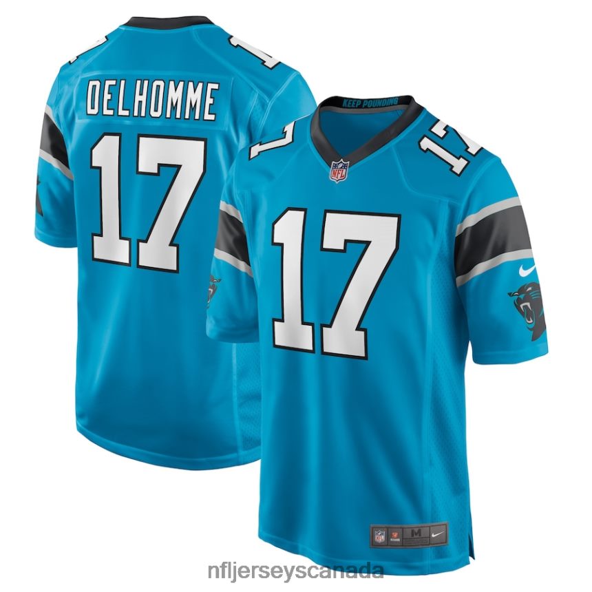 Men Carolina Panthers Jake Delhomme Nike Blue Retired Player Jersey Clothing NFL TBXFR63444