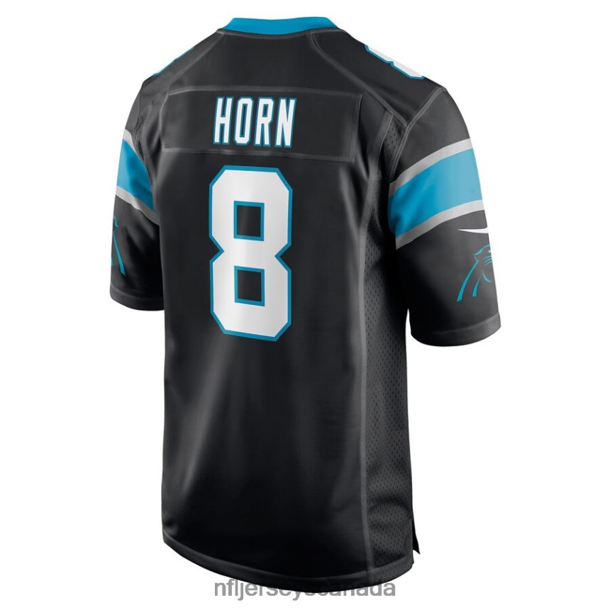 Men Carolina Panthers Jaycee Horn Nike Black Game Jersey Clothing NFL TBXFR65466