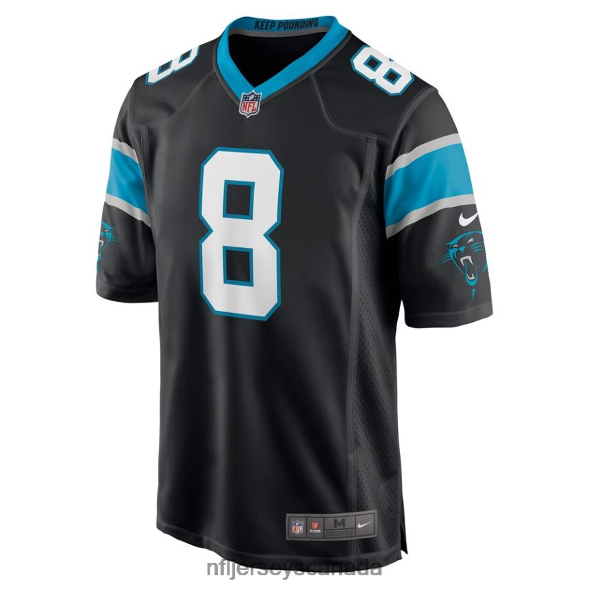 Men Carolina Panthers Jaycee Horn Nike Black Game Player Jersey Clothing NFL TBXFR6564