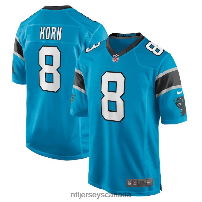 Men Carolina Panthers Jaycee Horn Nike Blue Game Player Jersey Clothing NFL TBXFR6633