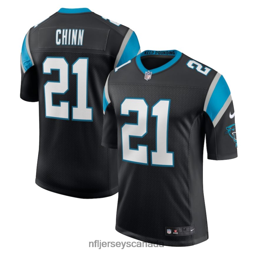 Men Carolina Panthers Jeremy Chinn Nike Black Vapor Limited Jersey Clothing NFL TBXFR61020