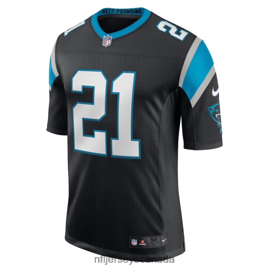Men Carolina Panthers Jeremy Chinn Nike Black Vapor Limited Jersey Clothing NFL TBXFR61020