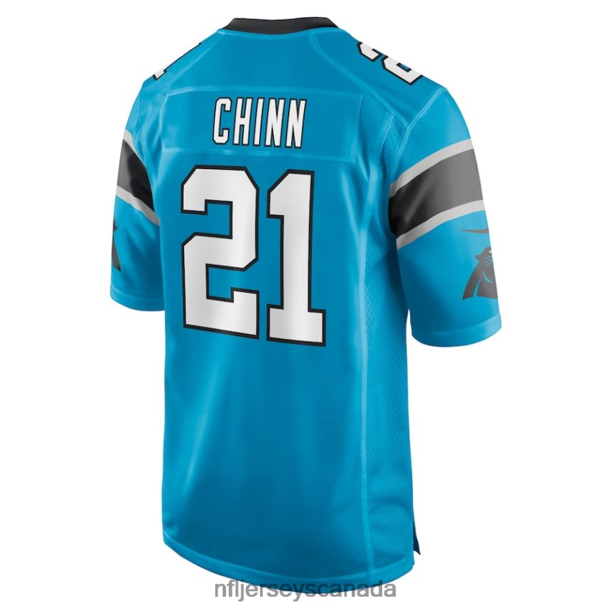 Men Carolina Panthers Jeremy Chinn Nike Blue Game Jersey Clothing NFL TBXFR6875