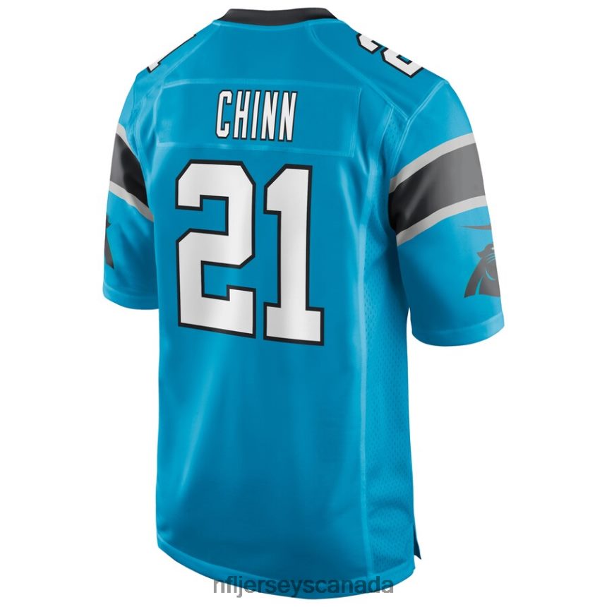 Men Carolina Panthers Jeremy Chinn Nike Blue Game Player Jersey Clothing NFL TBXFR64061