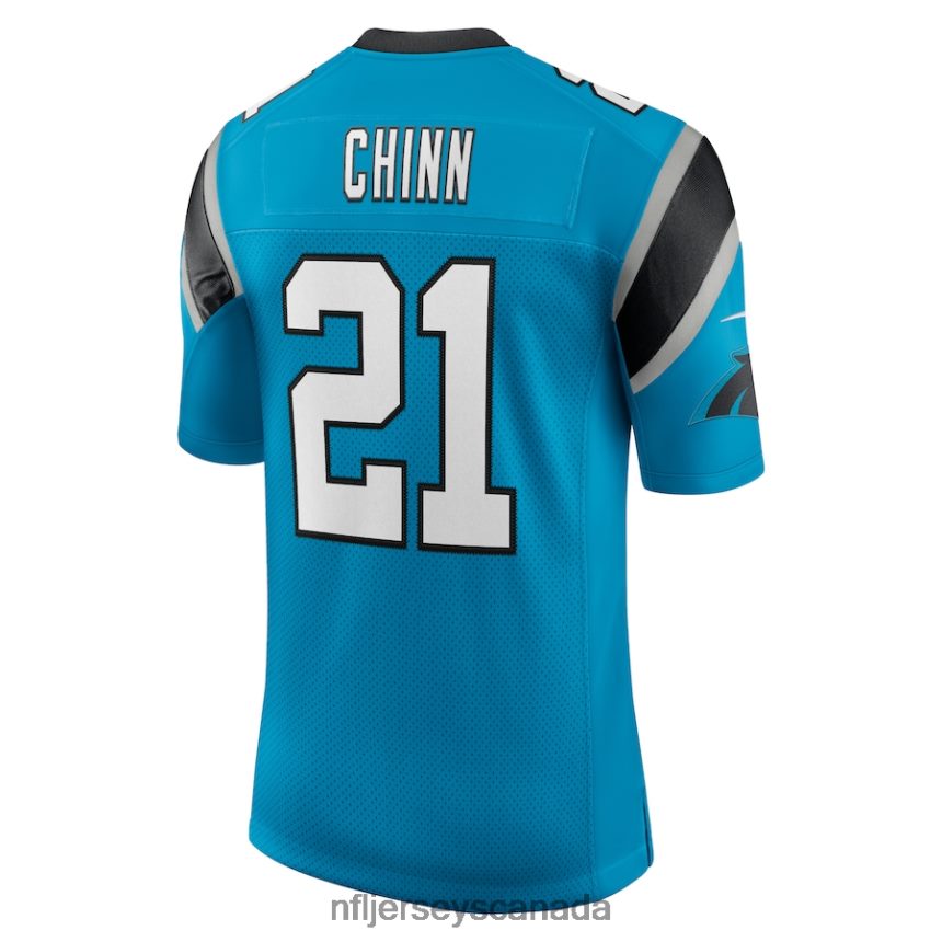 Men Carolina Panthers Jeremy Chinn Nike Blue Vapor Limited Jersey Clothing NFL TBXFR61451