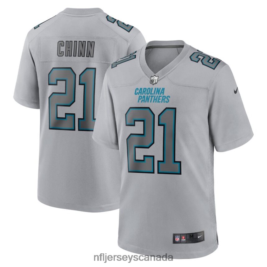 Men Carolina Panthers Jeremy Chinn Nike Gray Atmosphere Fashion Game Jersey Clothing NFL TBXFR61039