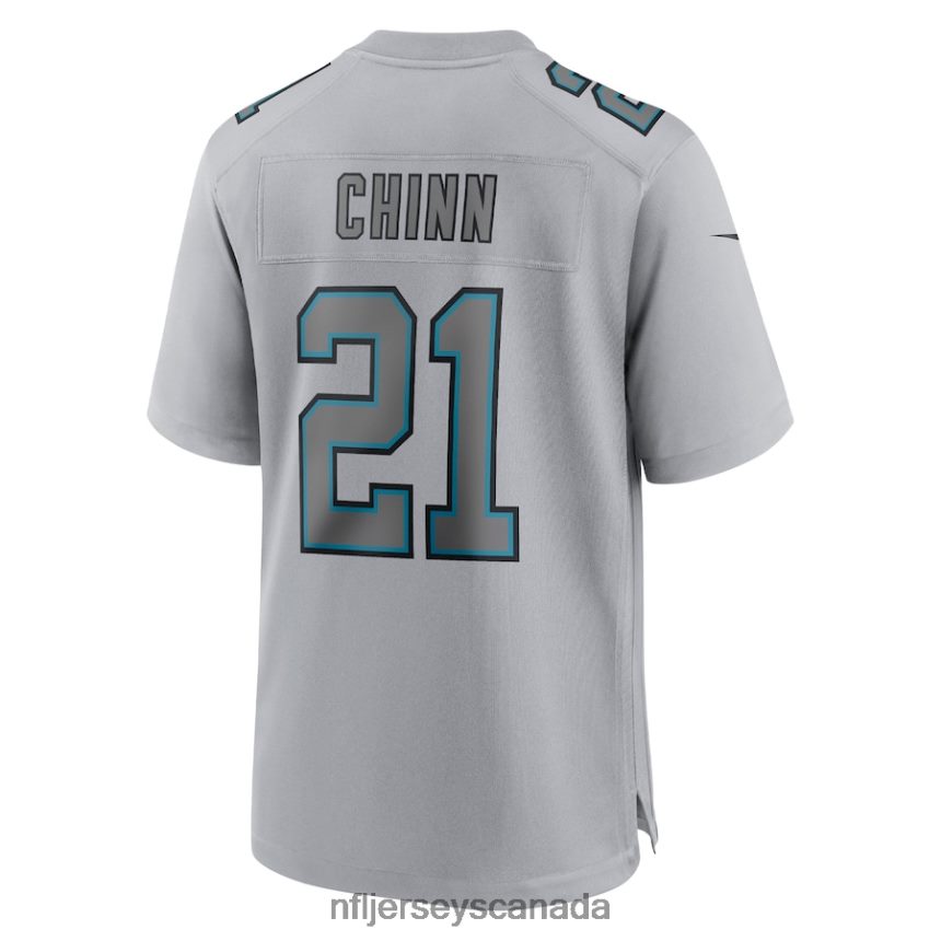 Men Carolina Panthers Jeremy Chinn Nike Gray Atmosphere Fashion Game Jersey Clothing NFL TBXFR61039