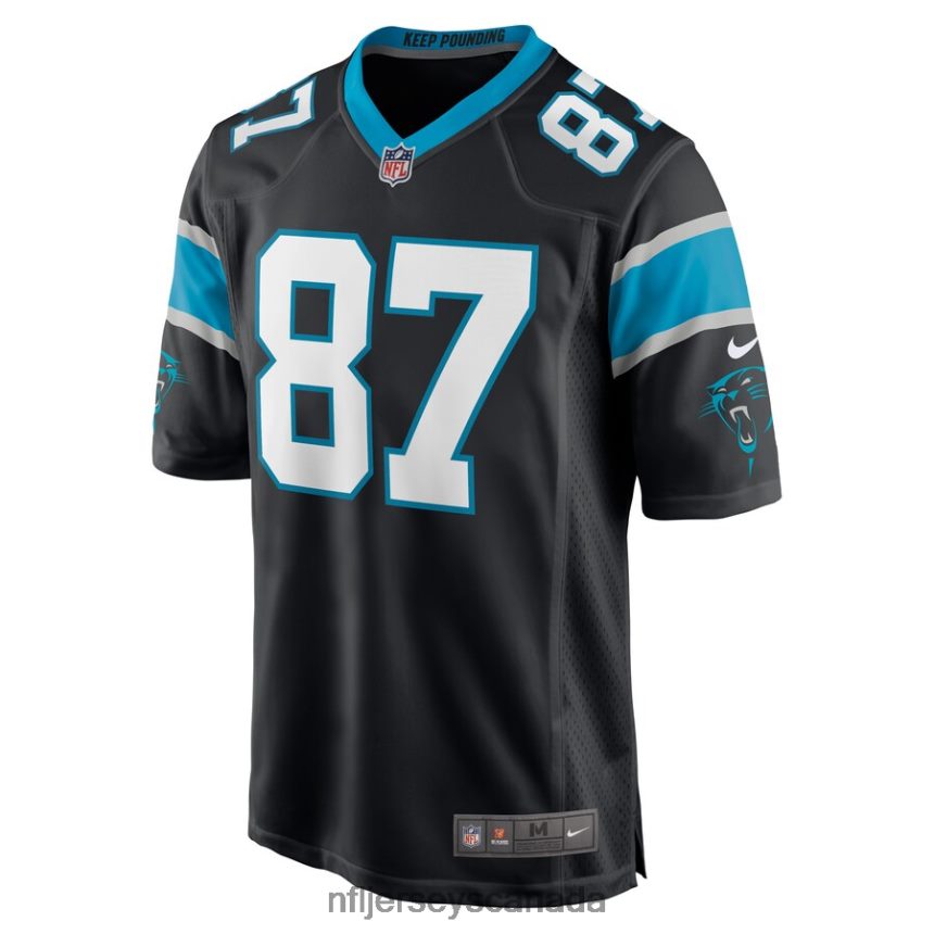 Men Carolina Panthers Josh Babicz Nike Black Game Player Jersey Clothing NFL TBXFR66329
