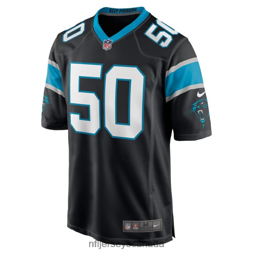 Men Carolina Panthers Julian Stanford Nike Black Game Player Jersey Clothing NFL TBXFR66973