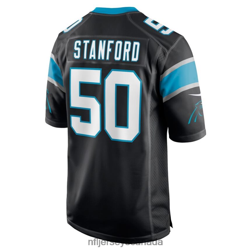Men Carolina Panthers Julian Stanford Nike Black Game Player Jersey Clothing NFL TBXFR66973