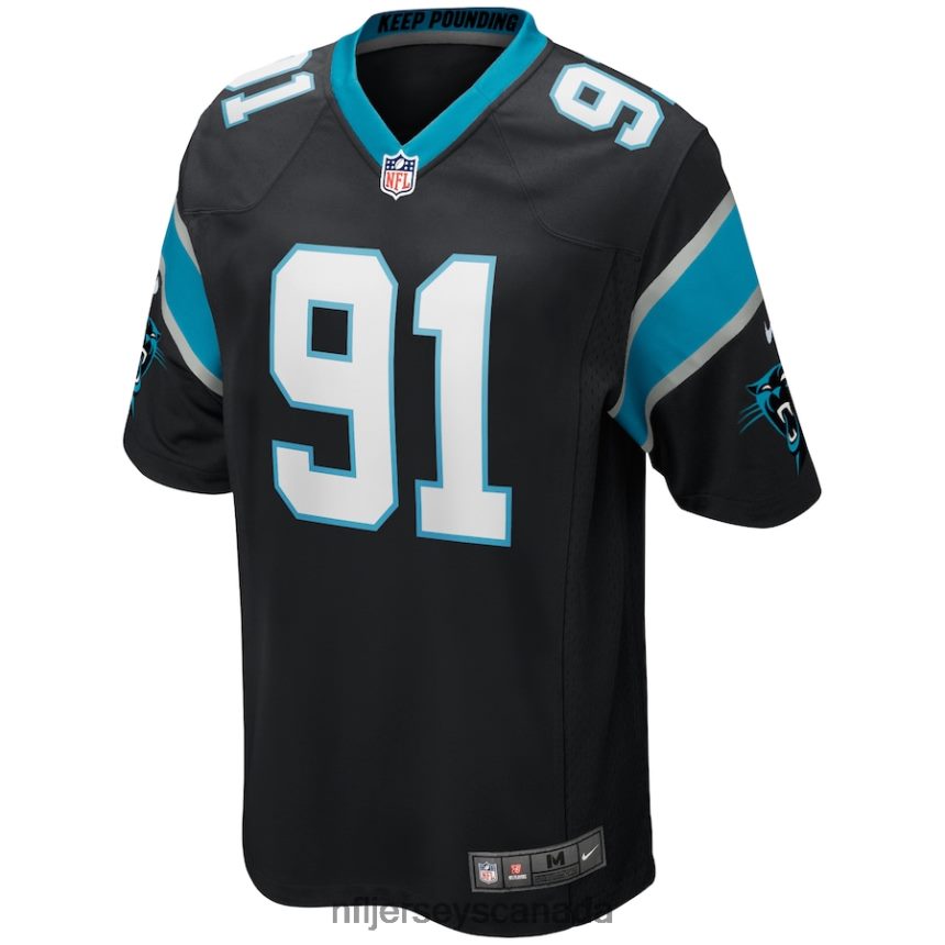 Men Carolina Panthers Kevin Greene Nike Black Game Retired Player Jersey Clothing NFL TBXFR64212