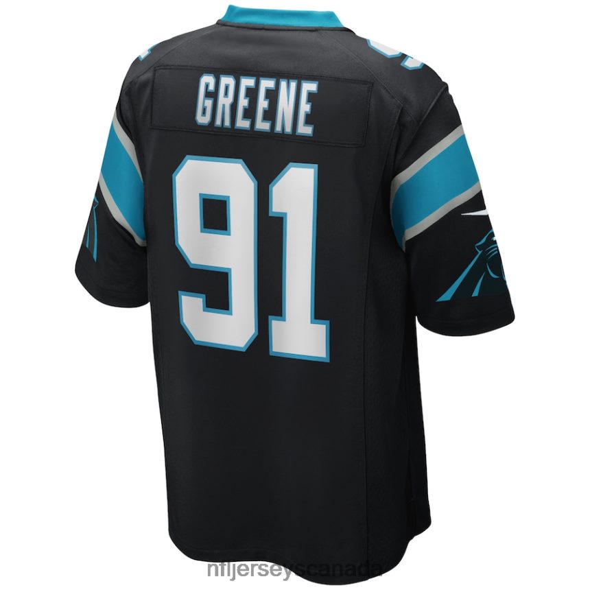 Men Carolina Panthers Kevin Greene Nike Black Game Retired Player Jersey Clothing NFL TBXFR64212