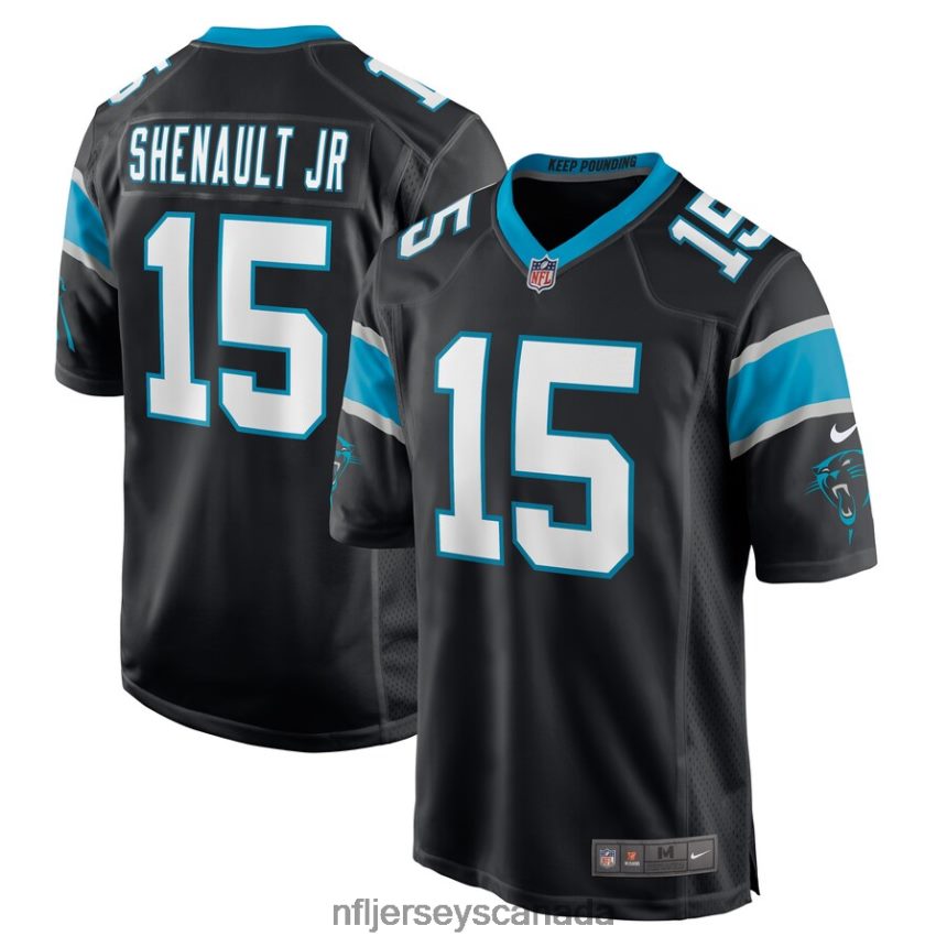 Men Carolina Panthers Laviska Shenault Jr Nike Black Game Player Jersey Clothing NFL TBXFR64213