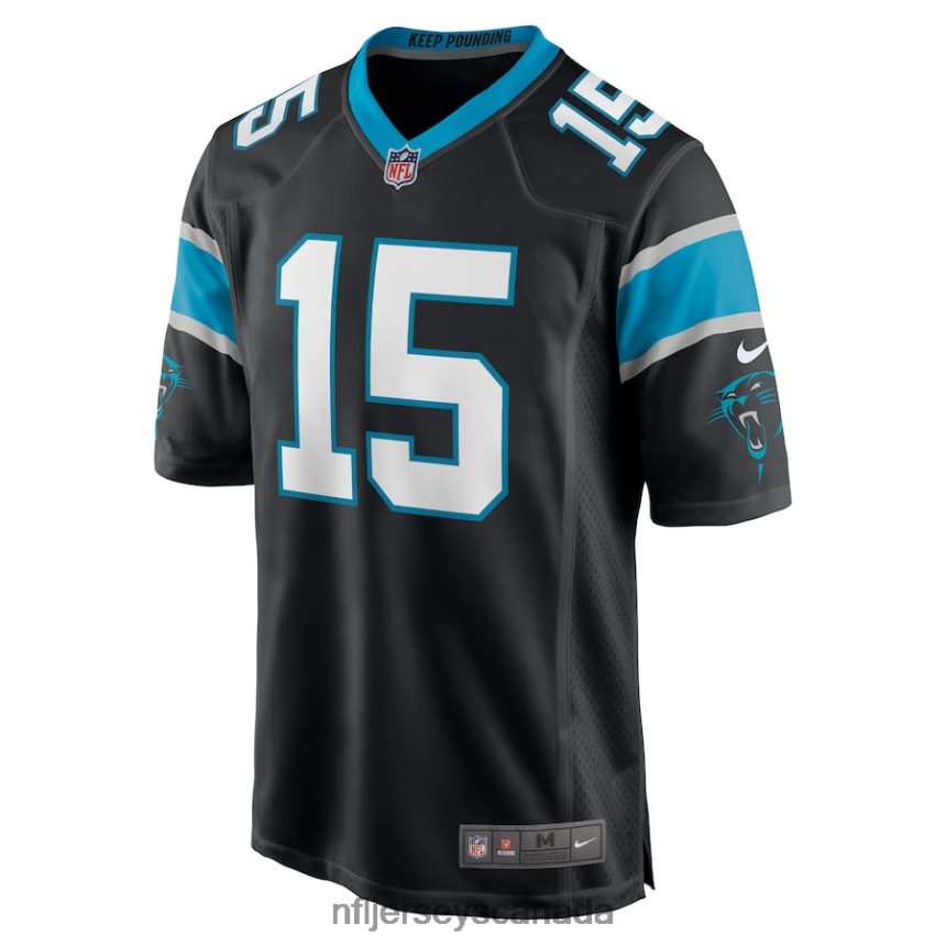 Men Carolina Panthers Laviska Shenault Jr Nike Black Game Player Jersey Clothing NFL TBXFR64213