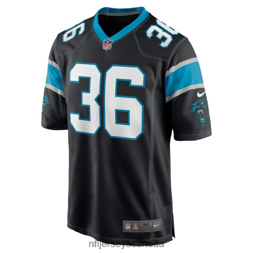 Men Carolina Panthers Madre Harper Nike Black Game Player Jersey Clothing NFL TBXFR63123