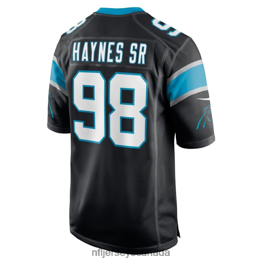 Men Carolina Panthers Marquis Haynes Sr Nike Black Game Player Jersey Clothing NFL TBXFR66157