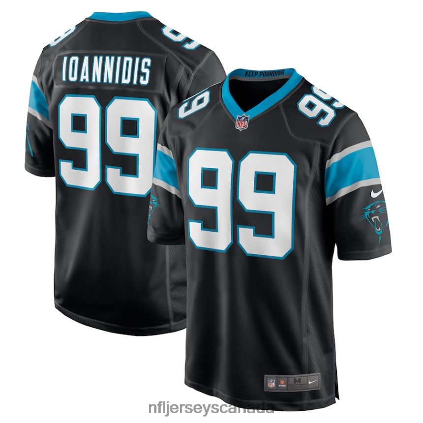 Men Carolina Panthers Matt Ioannidis Nike Black Game Player Jersey Clothing NFL TBXFR66271