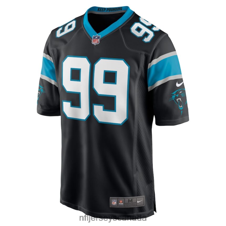 Men Carolina Panthers Matt Ioannidis Nike Black Game Player Jersey Clothing NFL TBXFR66271