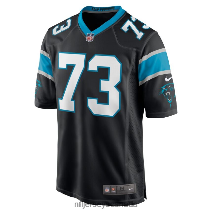 Men Carolina Panthers Michael Jordan Nike Black Game Jersey Clothing NFL TBXFR66411