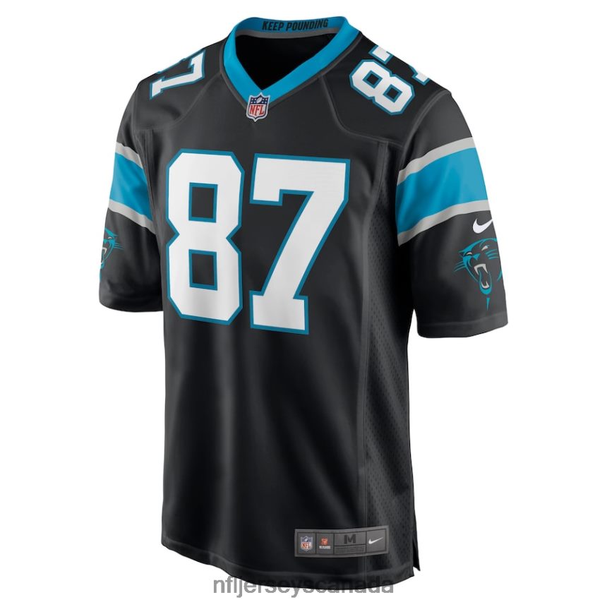 Men Carolina Panthers Muhsin Muhammad Nike Black Retired Player Jersey Clothing NFL TBXFR62853