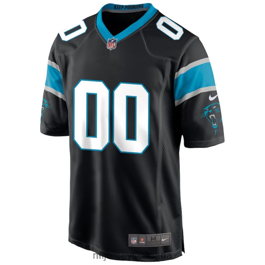 Men Carolina Panthers Nike Black Custom Game Jersey Clothing NFL TBXFR6121